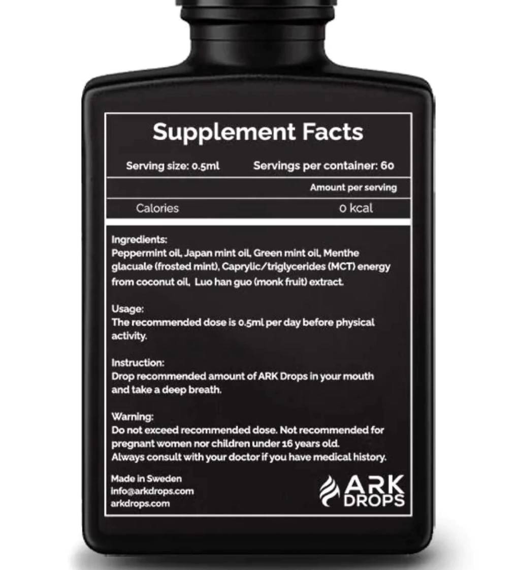 ARK Drops Impulsionador Natural de Desempenho - comprar online