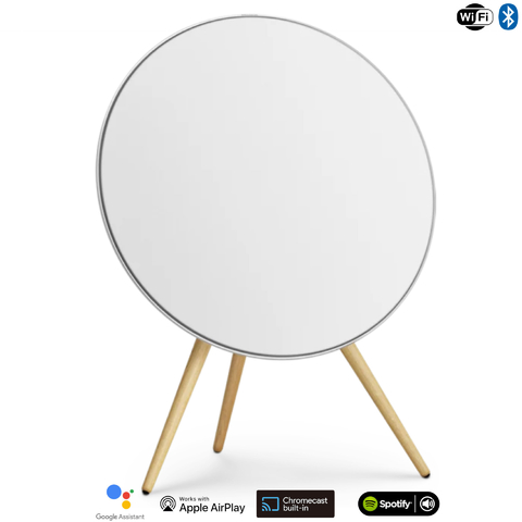 Bang & Olufsen Beoplay A9 , 4ª Geração , Impressionantes até 3.000W , Cor: White with Oak Legs