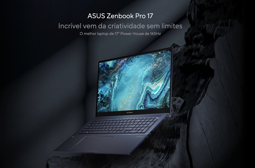 ASUS 17.3" Zenbook Pro 17 Laptop l 3.2 GHz AMD Ryzen 7 6800H 8-Core l 8GB LPDDR5 RAM | 512GB PCIe 3.0 SSD l 17.3" 1920 x 1080 IPS Pantone Validated 60 Hz Display l Integrated AMD Radeon R7 Graphics l UM6702RA-DB71 - Loja do Jangão - InterBros