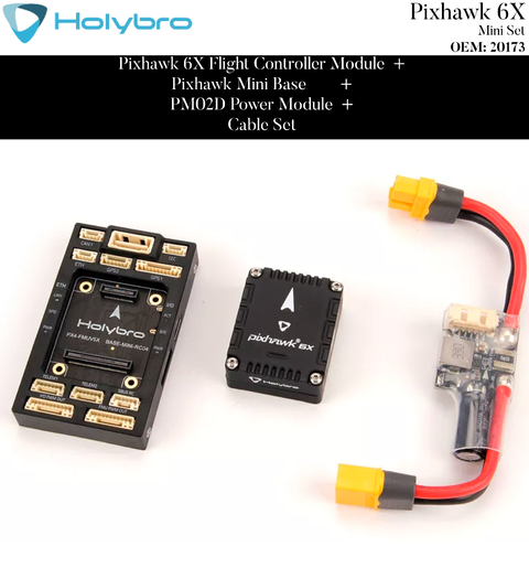 Holybro Pixhawk 6X l Sistema de Voo & GPS l Controlador de voo modular l UAVs & Drones l 11053 l 18062 l 18074 l 18066 l 18078 l 20172 l 20173 l 20295 l 20175 l Escolha seu Kit - Loja do Jangão - InterBros