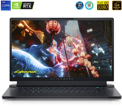 Alienware x17 R2 Gaming Laptop QHD Display l Cor Lunar Light l 1.5 - 5.0 GHz Intel Core i9-12900 H (12th Gen) l 17.3" 1920x1080 360 Hz FHD Display l 64 GB DDR5 RAM l 2 TB RAID NVMe SSD l NVIDIA® GeForce RTX™ 3070Ti (8 GB GDDR6) l Cryo Tech Cooler l Alienware's CherryMX l Windows 11 Home