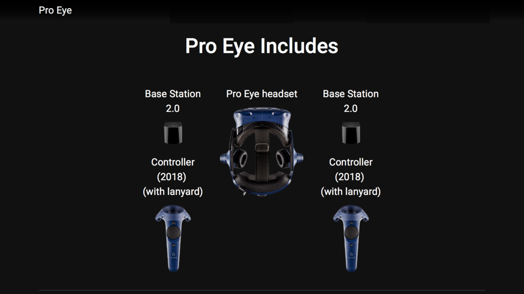 Imagem do HTC VIVE Pro Eye Enterprise VR System + VIVE Wireless Adapter Full Kit