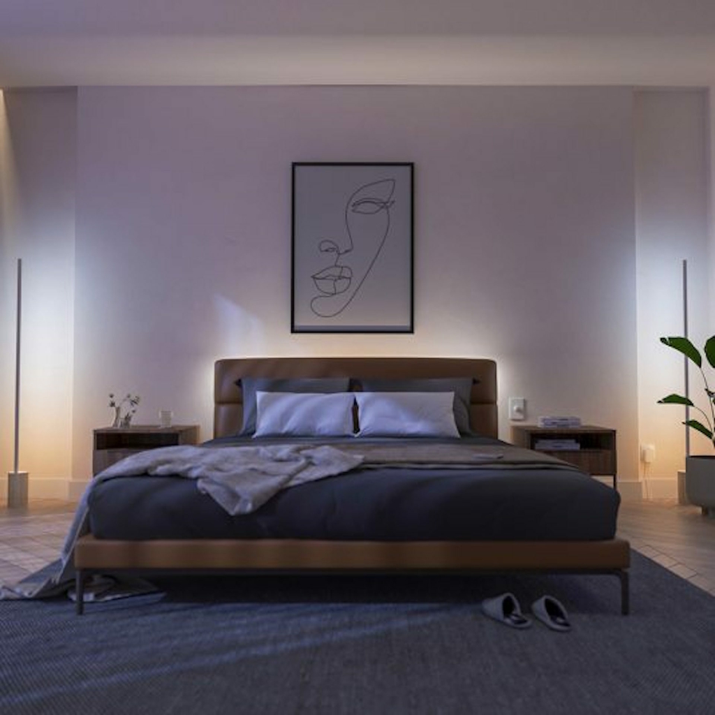 Philips Hue White & Color Ambiance Gradient Floor Signe + Philips Hue Play Gradient Light Tube Large TVs de 60" e Maiores