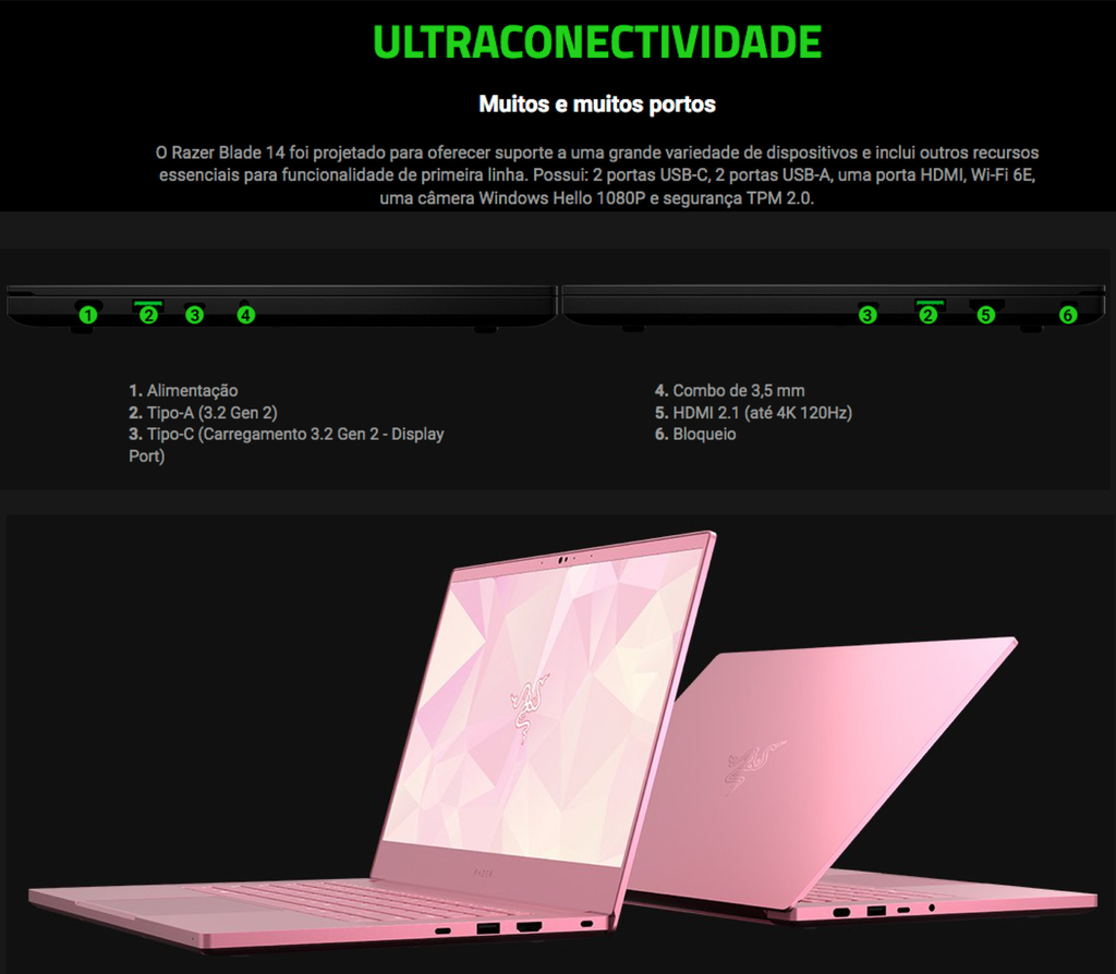 Razer® 14" l Razer® Blade 14 Gaming Laptop, 16GB RAM | 1TB 4.0 SSD , RZ09-0427NEA3-R3U1 en internet