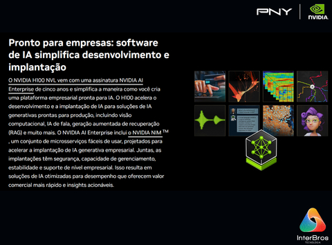 Imagen de NVIDIA PNY H100 (80GB, PCIe 5.0) , PNY NVH100TCGPU-KIT