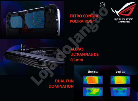 ASUS ROG Ally 7" 120Hz FHD 1080p Gaming Handheld Gaming PC AMD Ryzen Z1 Extreme Processor SSD 512GB - comprar online