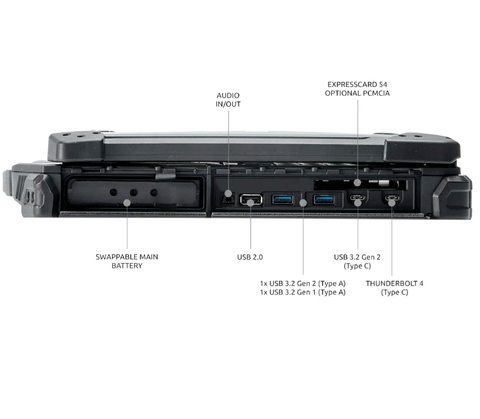 Durabook l Z14I Rugged Laptop l Laptop Industrial Robusto l Tão forte quanto possível l Personalização sem limites.l 4.0” FHD DynaVue® SR display with 1000 nits l Personalizável l Projetado para os ambientes mais severos l Extremamente robusto certificado para resistência a névoa salina e fungos l Peça um orçamento - Loja do Jangão - InterBros