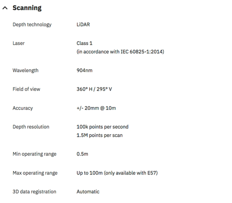 Matterport MC300 Pro3 3D Digital Camera , Lidar Scanner , 134.2 megapixels - (cópia) - Loja do Jangão - InterBros