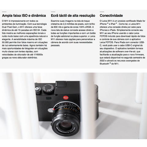 Leica M11 Rangefinder Telêmetro Camera en internet