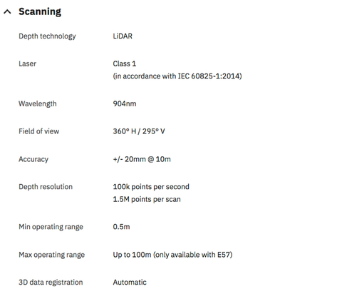 Matterport MC300 Pro3 3D Digital Camera l Lidar Scanner l 134.2 megapixels l < 20 segundos por scan l para Criar experiências profissionais de Tour Virtual em 3D com visualizações 360º l Fotografia 4K de espaços internos e externos com precisão confiável l iOS & Android en internet