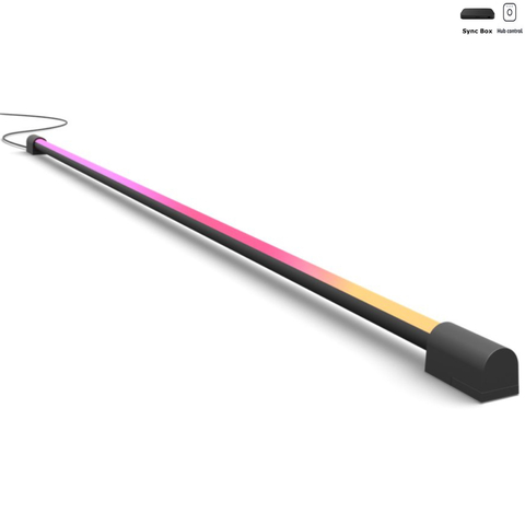 Philips Hue Play Gradient Lightstrip 65" + Hue Light Tube Large + Hue Sync Box TVs de 65" até 70"