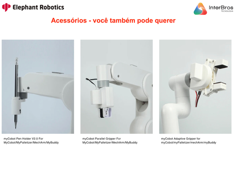 Elephant Robotics myBuddy 280 , Double 6-Axies Collaborative Robot, Dual Arm Robot , Raspberry Pi - Loja do Jangão - InterBros