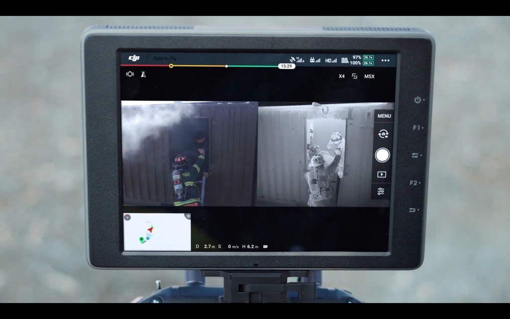 FLIR XT2 Camera Termal & Multi Espectral IP44 Dual Payload Drone Gimbal DJI Zenmuse XT2 DJI Matrice - loja online