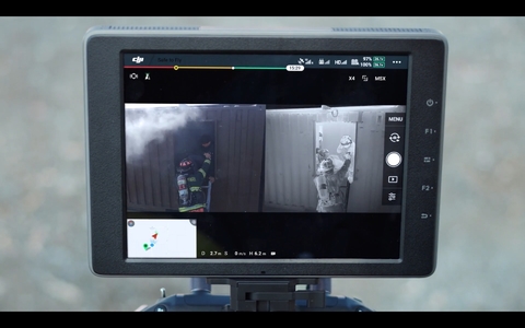 FLIR XT2 Camera Termal & Multi Espectral IP44 Dual Payload Drone Gimbal DJI Zenmuse XT2 DJI Matrice - loja online