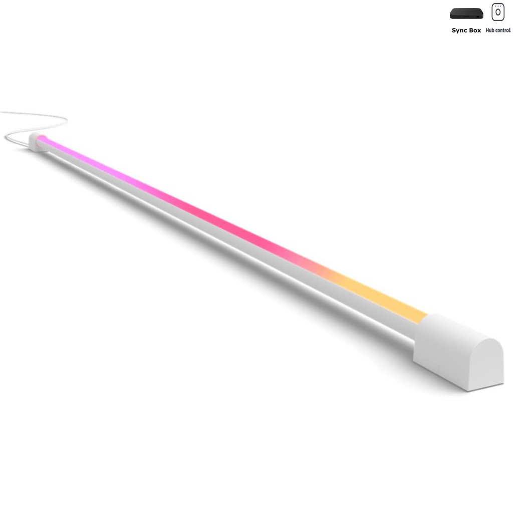 Philips Hue Play Gradient Lightstrip Fita de LED 55" + Hue Light Tube Large + Hue Sync Box TVs de 55" até 65" - comprar online