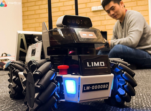 Imagem do Agilex LIMO , Open-Source Mobile Robot (ROS compatible) , Autonomous 4X4 Mobile Robot , Artificial Intelligence , Educacional , Pesquisa , Competição , +12 anos