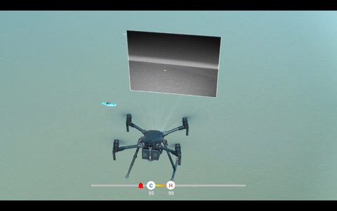 Imagem do FLIR XT2 Camera Termal & Multi Espectral IP44 Dual Payload Drone Gimbal DJI Zenmuse XT2 DJI Matrice