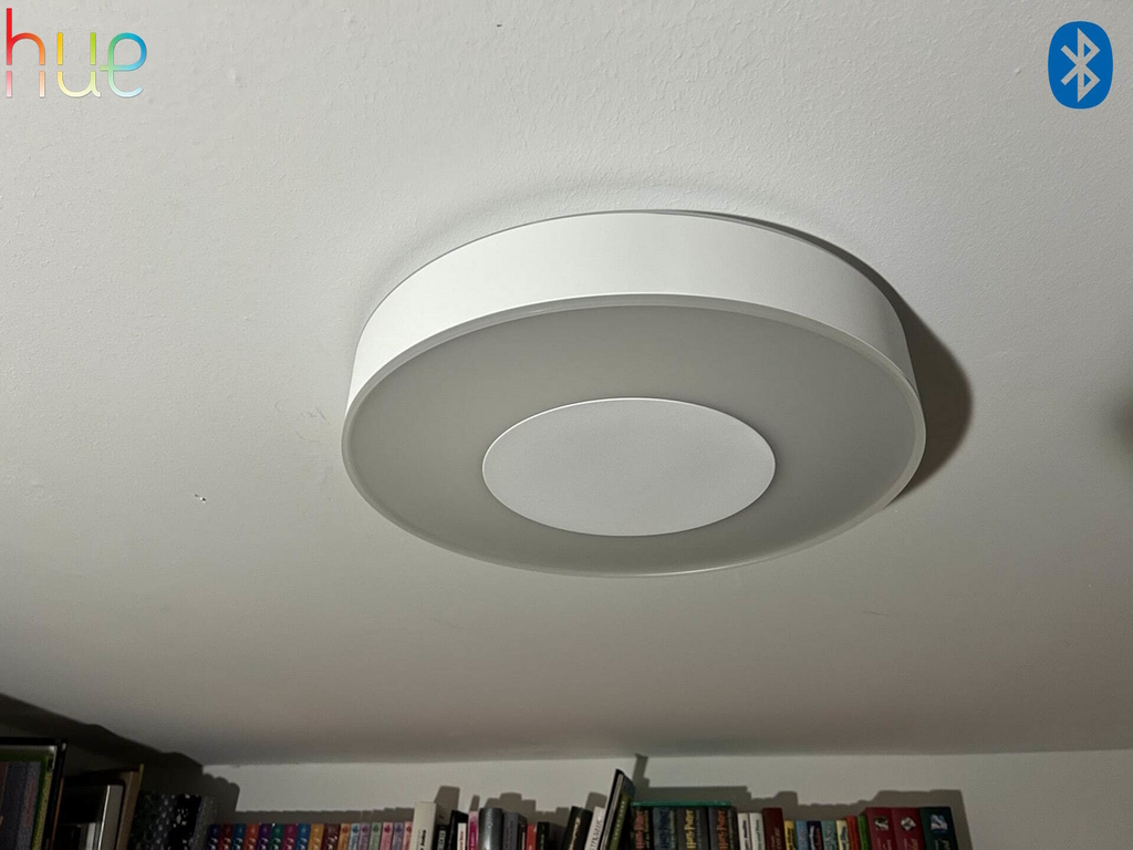 Philips Hue White & Color Ambiance Xamento Medium l Bathroom Smart Ceiling l Luminária Plafon de Teto Inteligente Média l Feita para Banheiros l A Prova D' Água l WiFi e Bluetooth l Fluxo Luminoso 2.350 lumen l LED Integrado l Compatível com Alexa, Apple Homekit & Google Assistant l Requer Hue(TM) Bridge - loja online