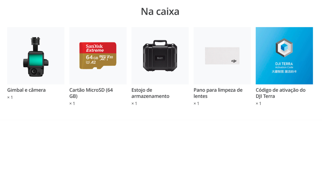 DJI Zenmuse L1 l Câmera RGB l Módulo Lidar & IMU integrados l Compatível com Matrice 300 l DJI Terra l Drones & UAVs l Pronta Entrega na internet