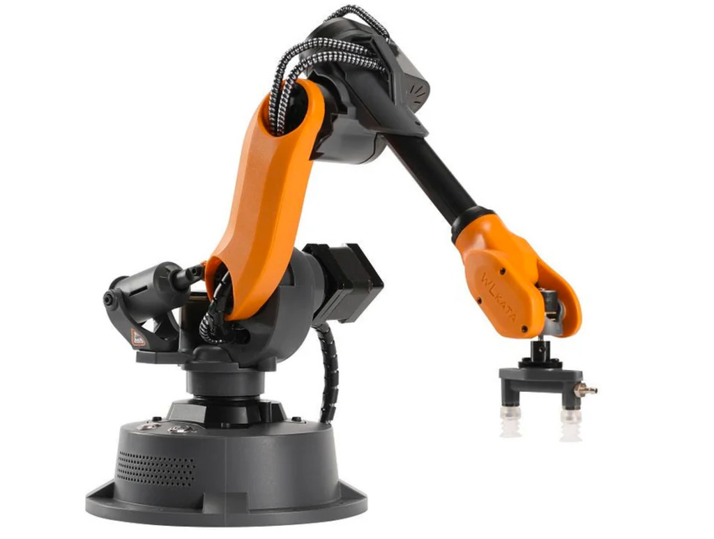 Imagem do Wlkata Mirobot Professional Kit , 6 Axis Robotic Arm Open Source Dev Kit, Simulação de Fábrica 4.0 Inteligente & Educação AIoT , +5 anos , New , Upgraded