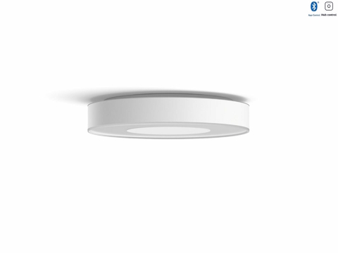 Philips Hue White & Color Ambiance Xamento Large l Bathroom Smart Ceiling l Luminária de Teto Inteligente Grande l Feita para Banheiros l A Prova D' Água l WiFi e Bluetooth l Alto Fluxo Luminoso 3.700 lumen l LED Integrado l Compatível com Alexa, Apple Homekit & Google Assistant l Requer Hue(TM) Bridge - loja online