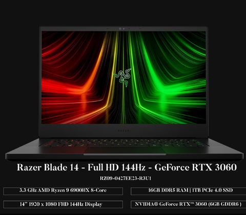 Razer® 14" l Razer® Blade 14 Gaming Laptop , 16GB RAM , 1TB SSD , RZ09-0427EE23-R3U1 - buy online