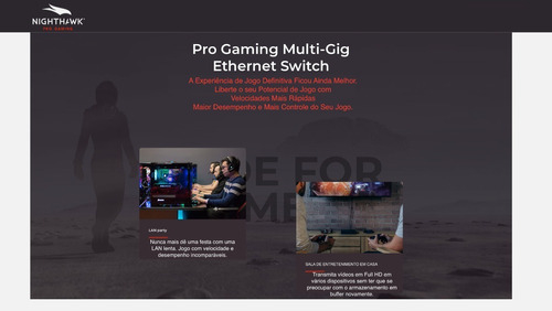 Netgear Roteador Gs810emx Nighthawk Pro Gaming Sx10 en internet