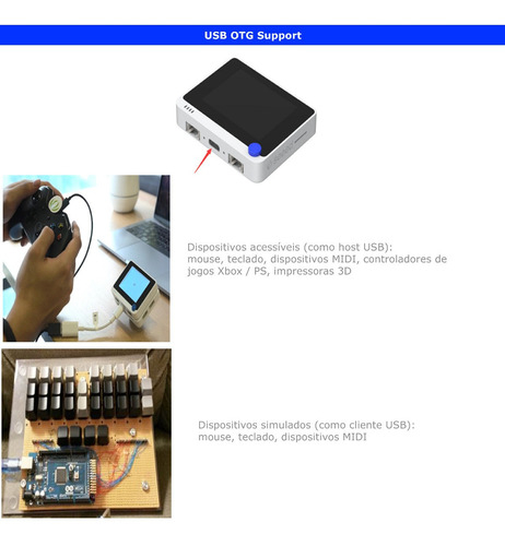 Image of Wio Terminal ATSAMD51 Core with Realtek RTL8720DN | Raspberry Pi | Arduino | TinyML |Terminal Python Microcontrolador Sem Fio | Bluetooth & Wi-Fi