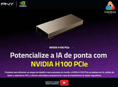 NVIDIA DGX H100 640GB SXM5 , Deep Learning Console , with AI Suite , DGXH-G640F+P2EDI36 - Loja do Jangão - InterBros