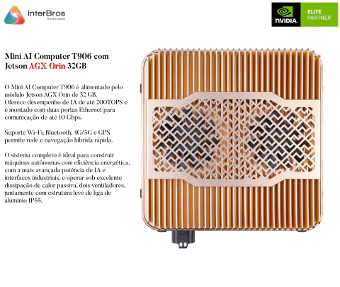 Mini AI Computer com NVIDIA Jetson AGX Orin 32GB Module 900-13701-0040-000 - comprar online
