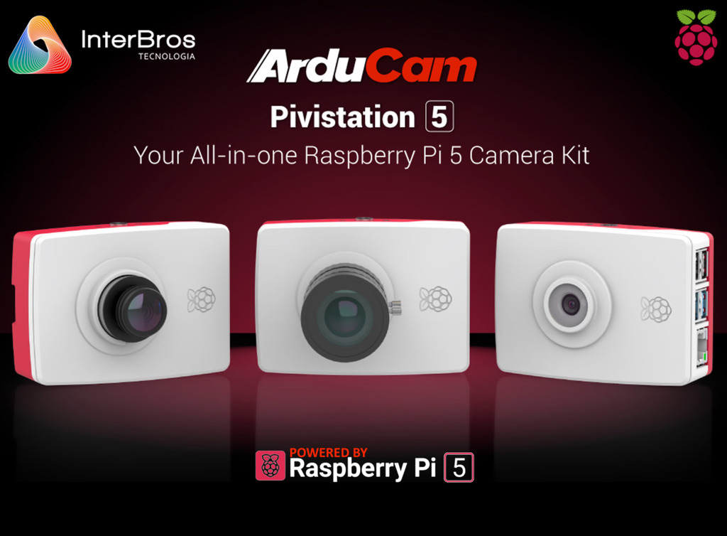 Arducam Pivistation 5 Klarity, 20MP IMX283 All-in-one High Sensitivity Raspberry Pi 5 Camera Kit , B0502 na internet