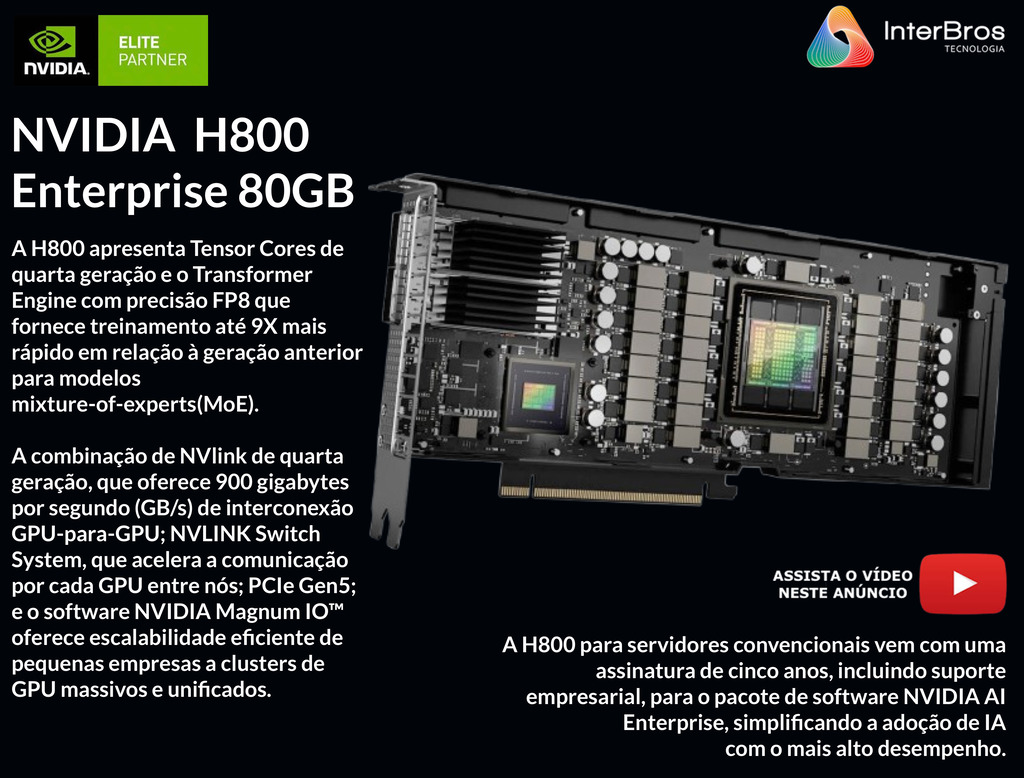 NVIDIA H800 Enterprise 80GB - comprar online