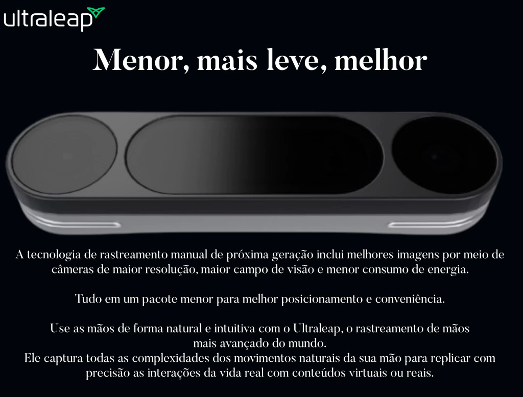 UltraLeap Leap Motion Controller 2 + Suporte VR - comprar online