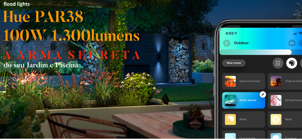 Philips Hue White & Color Ambiance PAR38 100W Spot Piscinas Outdoor - comprar online