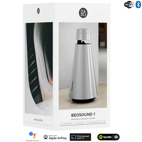 Bang & Olufsen Beosound 1 l Cor Natural l Portable Wireless Wi-Fi and Bluetooth Speaker l Auto Falante Sem Fio Portátil 360º l Bateria de até 12 horas l Acoustic Lens Technology l WiFi & Bluetooth l Chromecast & Google Assistant Integrados l Compatível com Apple 2 & Spotify Connect l Recomendado para áreas de 10m² até 50m² on internet