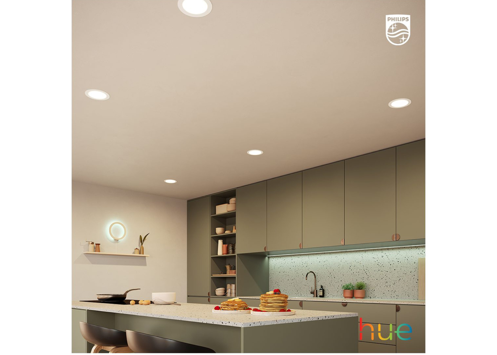 Philips Hue White and Color Ambiance Bluetooth , Slim Smart Downlight 5"/6" , ‎1200 Lumen , 3ª Geração na internet