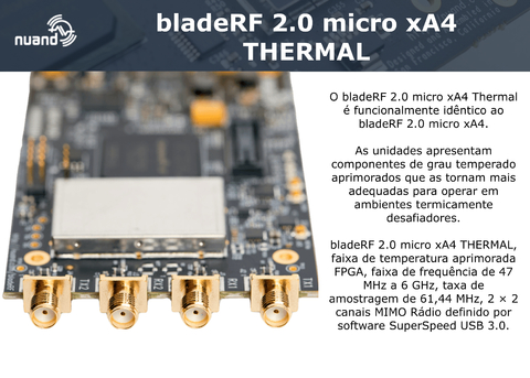 Nuand bladeRF 2.0 micro xA4 THERMAL | BRFM-XA4-HT en internet