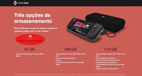 Valve Handheld Steam Deck l 7" Touchscreen l All-in-one portable PC gaming l Full-featured gaming PC l PC Gamer Portátil l Recursos completos de PC l O portátil para jogos mais poderoso e completo do mundo l O dispositivo gamer mais esperado dos últimos anos on internet