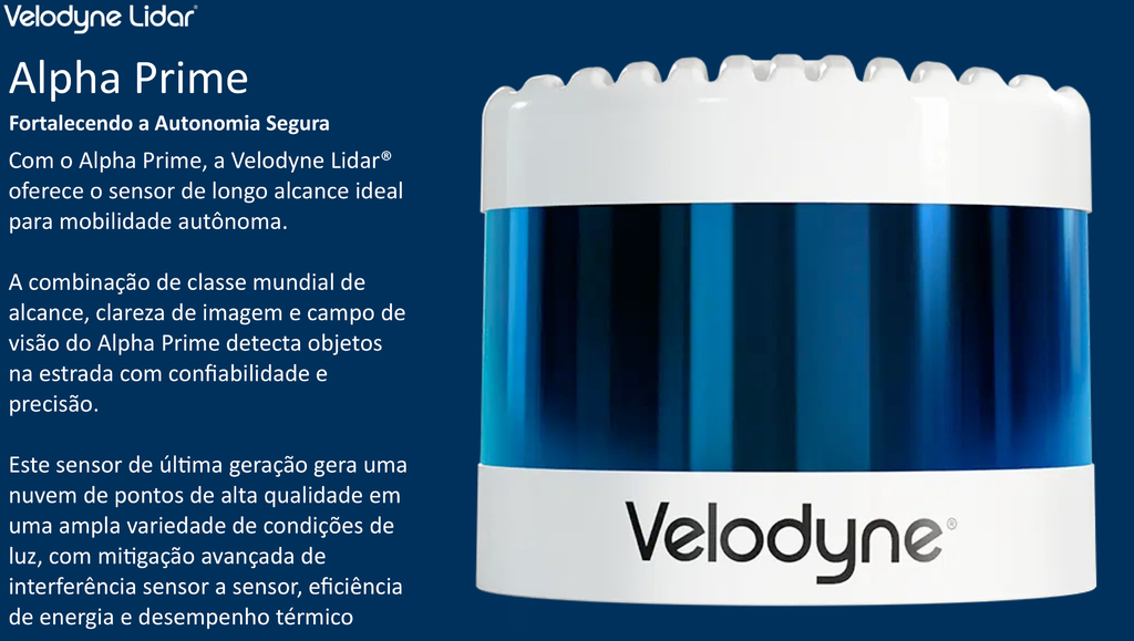 Velodyne Lidar Alpha Prime - comprar online