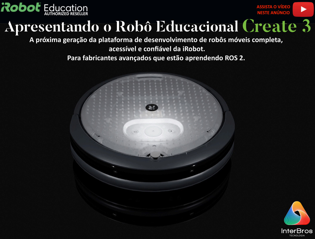 iRobot Create 3 , Robot Educacional , Raspberry Pi 4 ROS 2 - comprar online