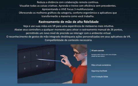 HTC VIVE XR Elite VR System l Headset Standalone , Funciona com ou sem cabos e sem PC , Realidade Aumentada (AR) , Realidade Virtual (VR) 99HATS002-00 - comprar online