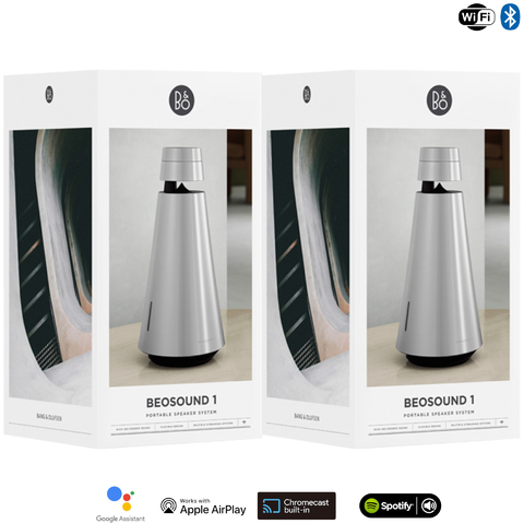 Bang & Olufsen Beosound 1 l Cor Anthracite l Portable Wireless Wi-Fi and Bluetooth Speaker l Auto Falante Sem Fio Portátil 360º l Bateria de até 12 horas l Acoustic Lens Technology l WiFi & Bluetooth l Chromecast & Google Assistant Integrados l Compatível com Apple 2 & Spotify Connect l Recomendado para áreas de 10m² até 50m² - Loja do Jangão - InterBros