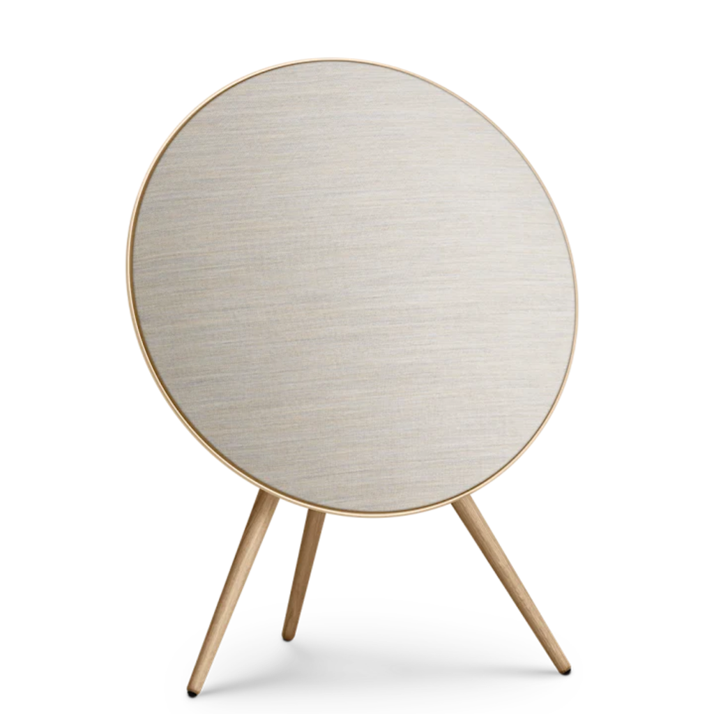 Bang & Olufsen Beoplay A9 , 4ª Geração , Impressionantes até 3.000W , Cor: Gold Tone with Light Oak Legs en internet