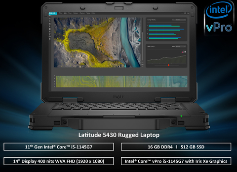 Dell Latitude 5430 Rugged Laptop Tablet, 16 GB DDR4 , 512 GB SSD - buy online