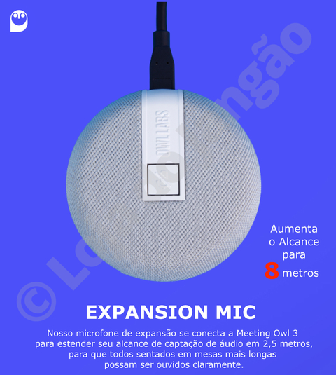 Image of Owl Labs Meeting Owl 3 360° 1080p + OWL BAR 4K Frontal + Expansion Mic , Sistema Multi-Câmera de Videoconferência Inteligente