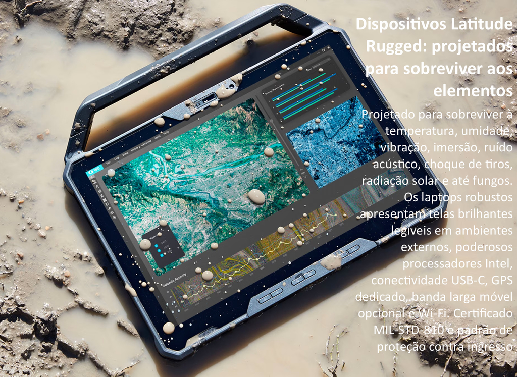 Dell Latitude 5430 Rugged Laptop Tablet, 16 GB DDR4 , 512 GB SSD - Loja do Jangão - InterBros