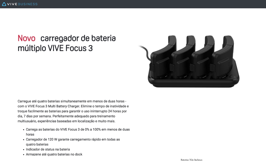 HTC VIVE VR FOCUS 3 EYE & FACIAL TRACKING , VIVE Sync , MetaHuman , A nova era da VR empresarial - comprar online