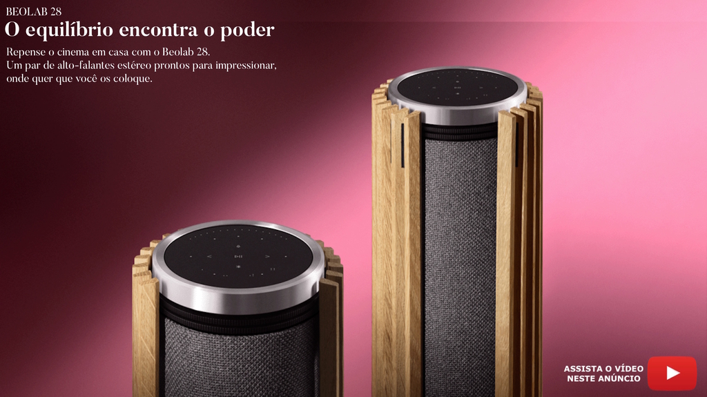 Bang & Olufsen Beolab 28 l Walnut Oak l Wireless Stereo Speakers for Home Cinema l Som Estéreo de Grau de Estúdio l Aparências Elegantes l Grave Poderoso l 1.250 Watts l Wi-Fi & Bluetooth l Chromecast & Google Assistant Integrados l Compatível com Apple 2 & Spotify Connect l Recomendado para áreas de 15m² até 50m² - comprar online