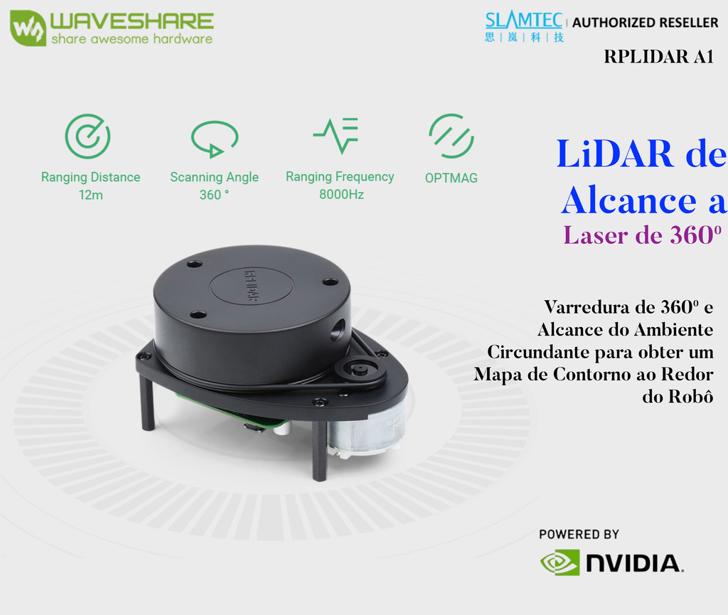 Imagen de WaveShare JetRacer Professional Version ROS AI Kit A, Dual Controllers AI Robot, Lidar Mapping, Vision Processing , NVIDIA Jetson Nano Developer Kit (B01) , Deep Learning, Autonomous Driving