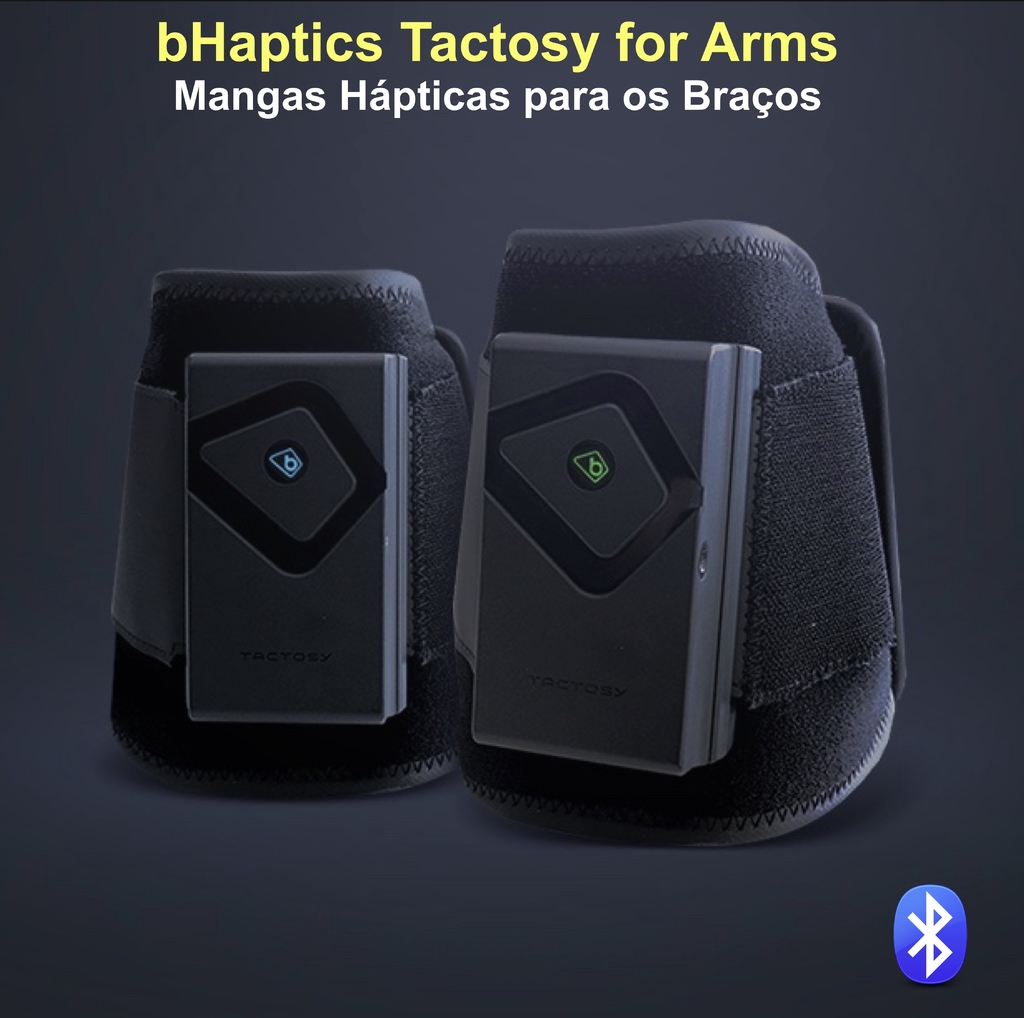 bHaptics Tactsuit l Wearable Haptic Vest , Colete Háptico , Trajes Hápticos de Corpo Inteiro , Compatível com VR PC PS4/5 XBOX - tienda online